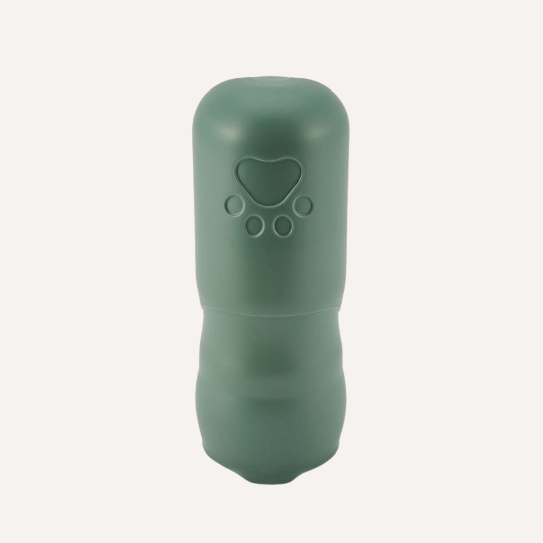 Tilley + Me Travel Dog Water Bottle with Treat Holder – Leakproof & BPA-Free 350mL